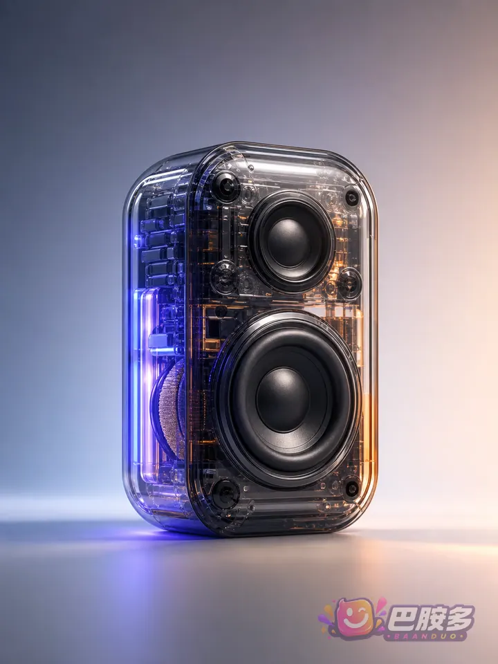 透明便携蓝牙音箱