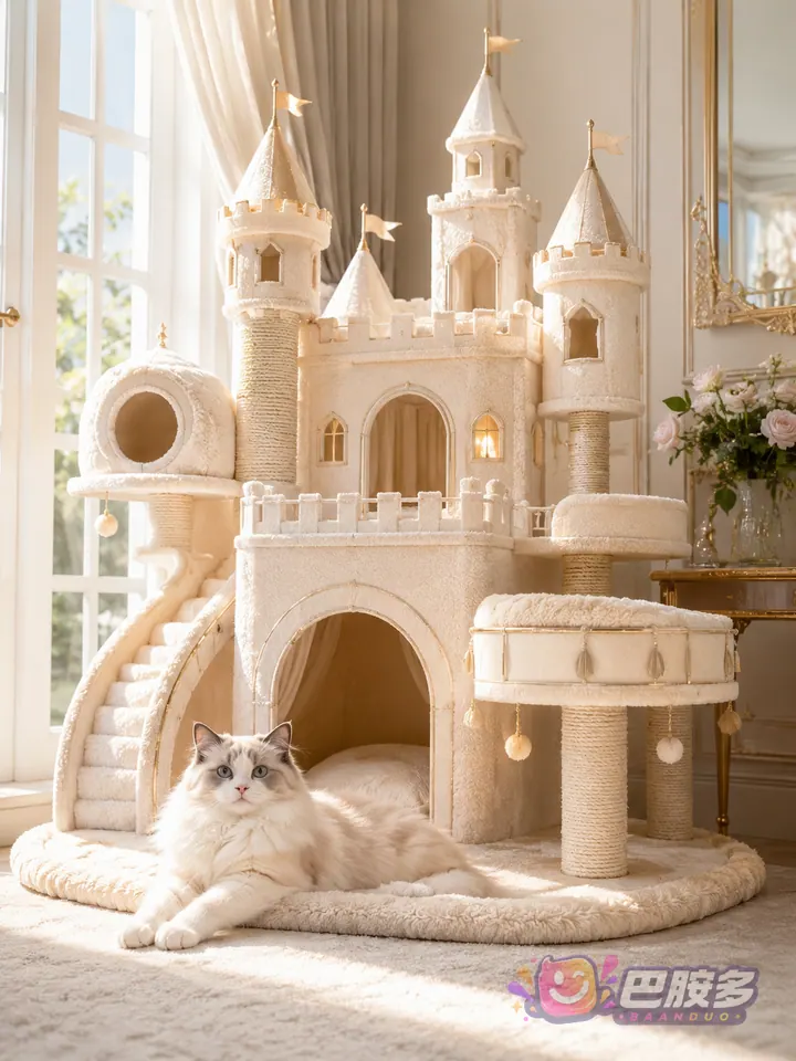 白金布偶猫城堡